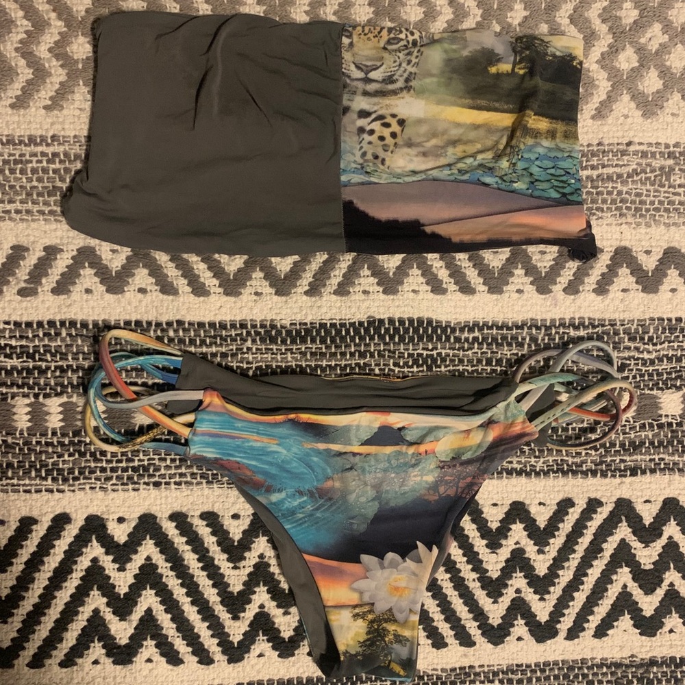 Amazing reversible San Lorenzo bikini
